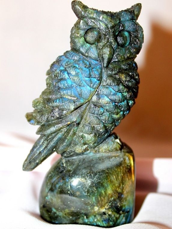 Лабрадор камень статуэтка совы